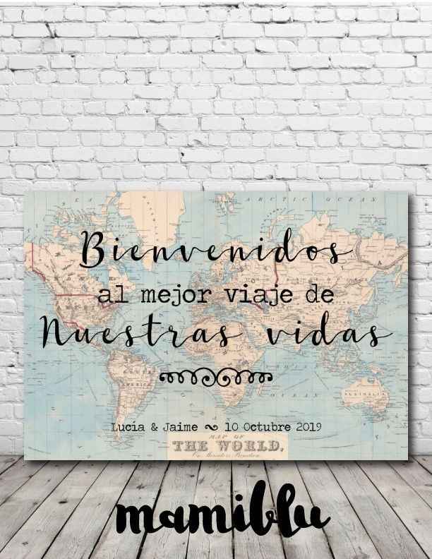 Ideas para boda temática de viajes 🗺️✈️👰🤵 - 2