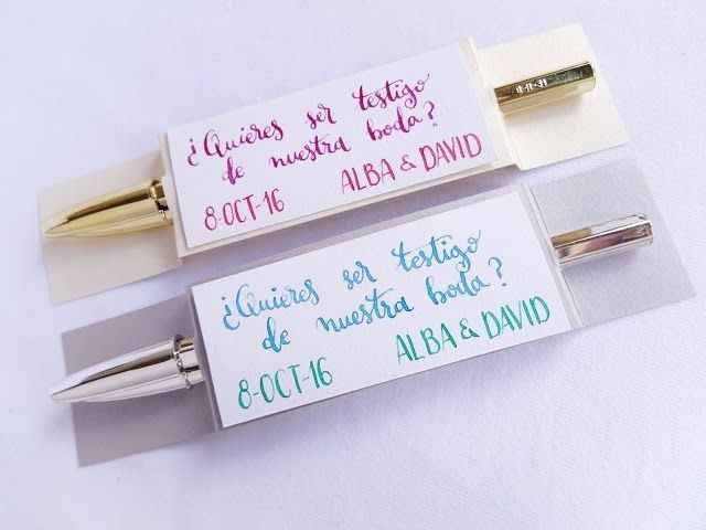 Regalos para tus testigos del civil - 1