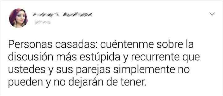 Discusiones tontas de casados, para reír un ratito... - 1