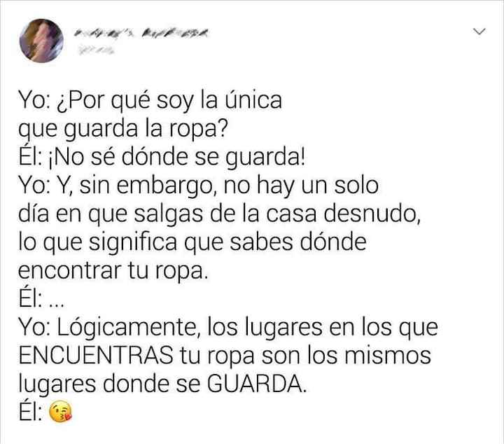 Discusiones tontas de casados, para reír un ratito... - 7