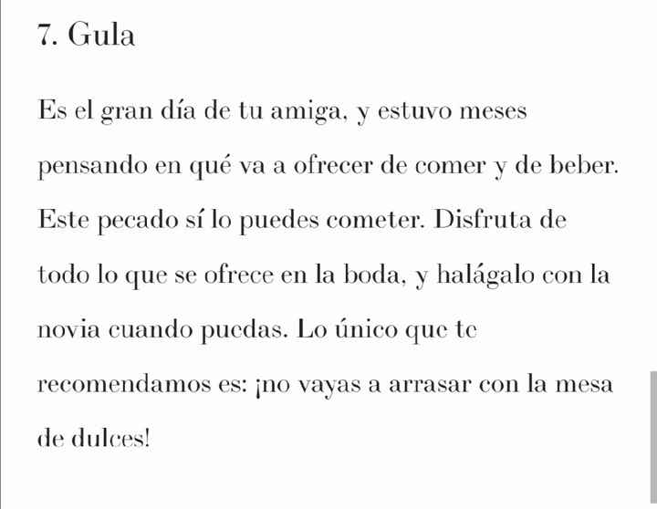 Los 7 pecados capitales de las damas de honor - 10