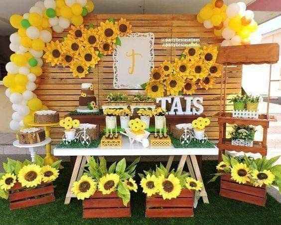 🌻Decoración para despedida de soltera con girasoles. 🌻 - 8