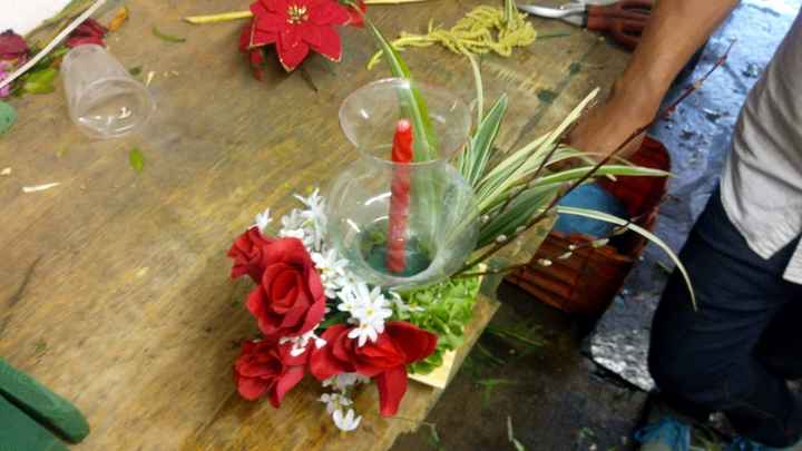 Centros de mesa. - 2