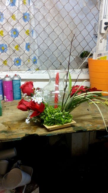 Centros de mesa. - 3