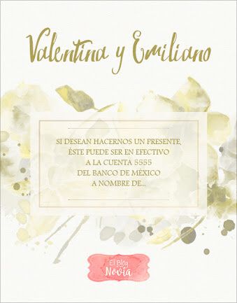 Viviré en Bélgica y me caso en México , y la mesa de regalos? 1
