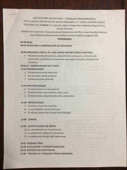 Programa general