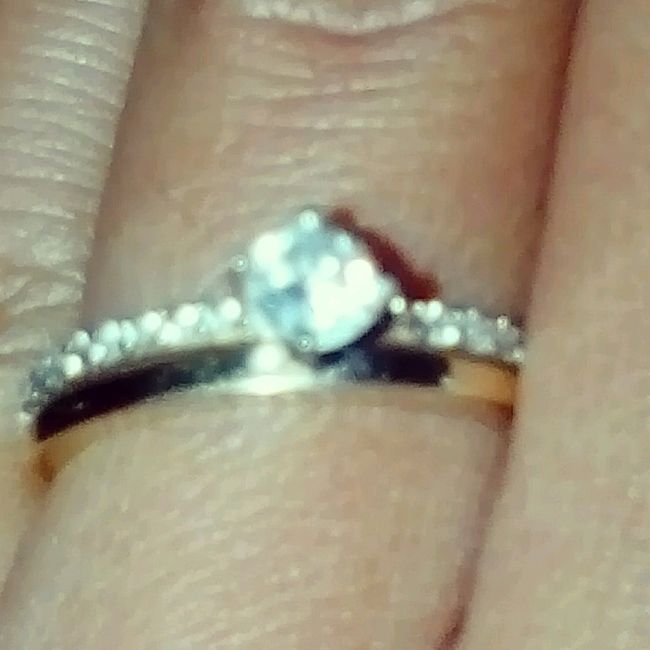 Mi anillo de compromiso!!! me muestran el de ustedes??? - 1