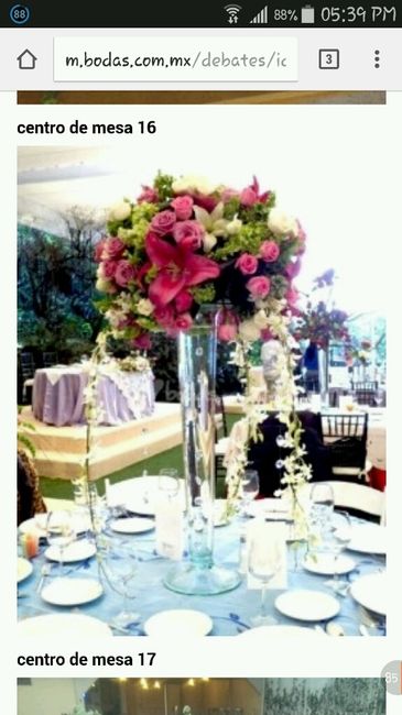 Centros de mesa !! no se cual - 1