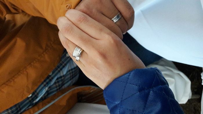 Llego la hora de presumir sus anillos - 1