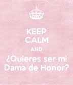 dama de honor 