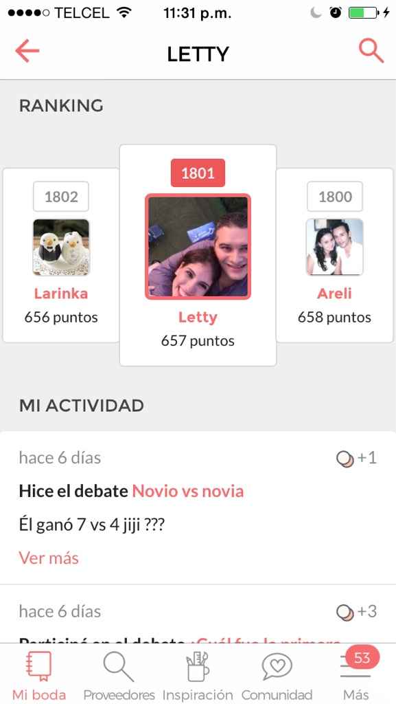 En el ranking de los primeros 50 - 1