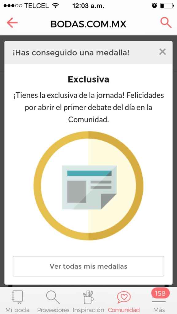 Un cafecito ( medalla de café) - 1