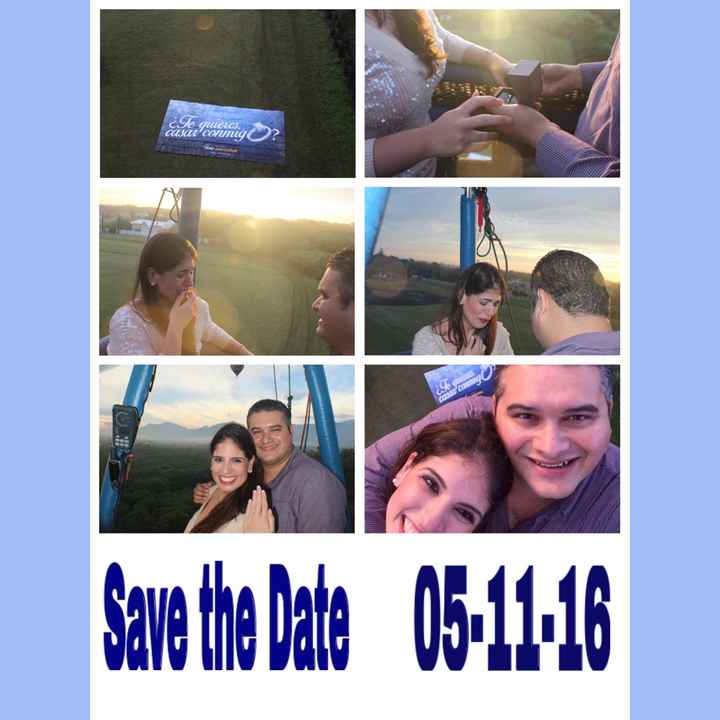 " save the date" - 1