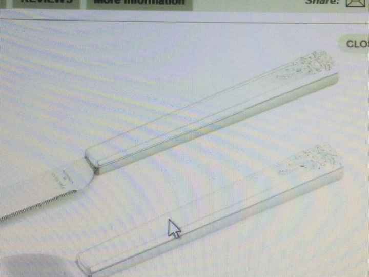 Cuchillo y pala para la boda - 3