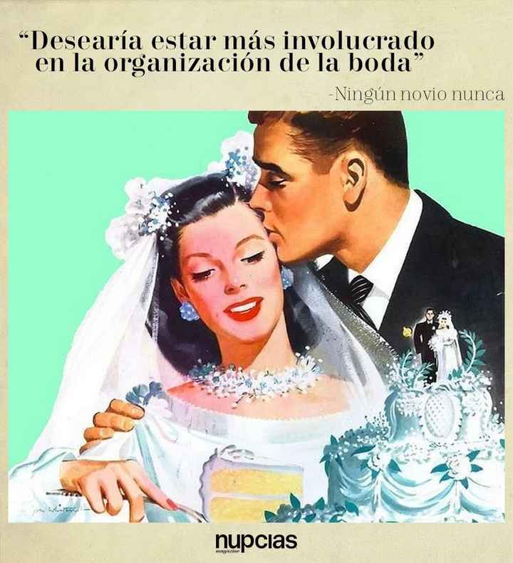 Novios involucrados en la organización de la boda... - 1