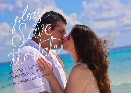 Mis save the date! - 1