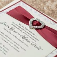 invitación con color marsale :)