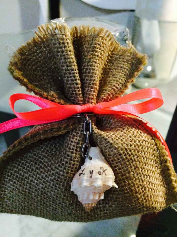 Recuerdito boda playa