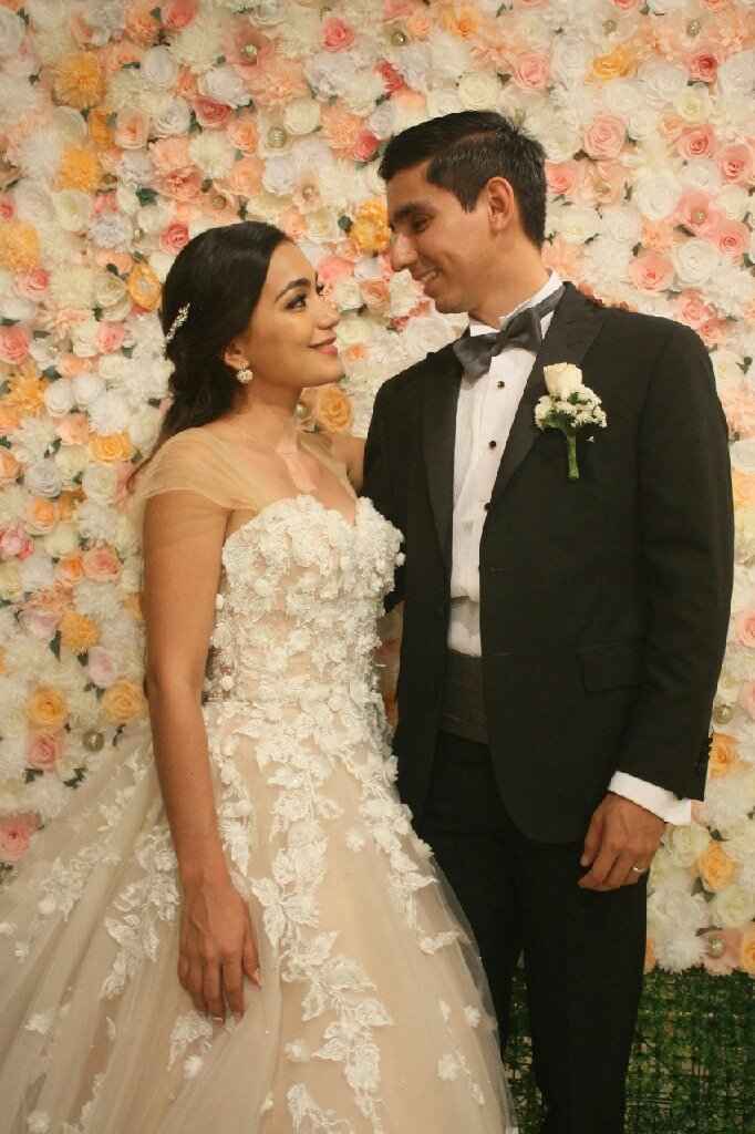 Cuadro de flores papel crepe - 1