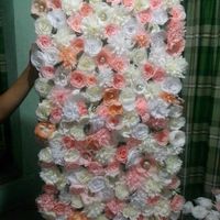 Cuadro de flores papel crepe - 2