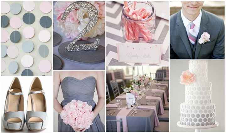 Boda rosa con gris 4