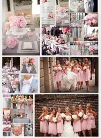 Boda rosa con gris 8