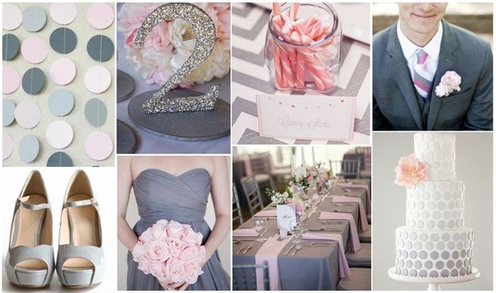 Boda rosa con gris 4