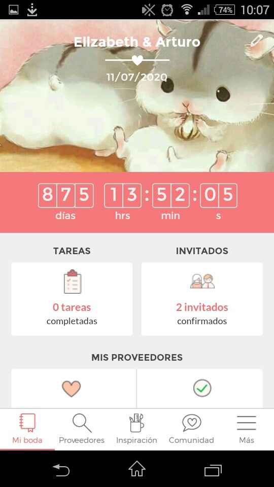 ¡Escribe los días que faltan para tu boda! - 1