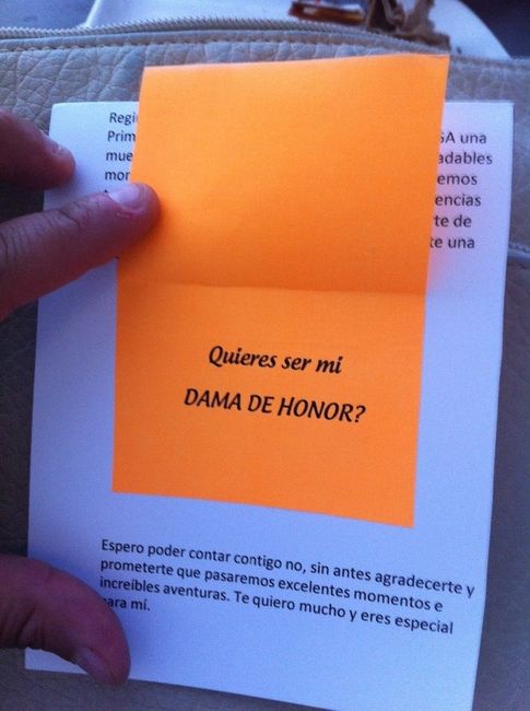 Las invitaciones para mis damas 