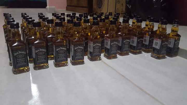 Botellitas Jacks Daniels