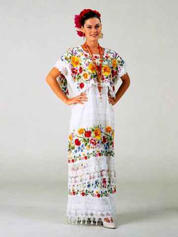 Traje Regional de Yucatan (Yo soy originaria de ahi)