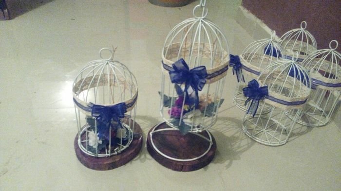 El último intento y así quedaron. centros de mesa!! - 2