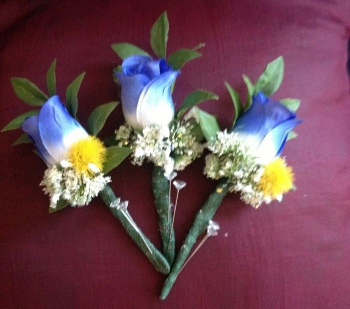 Boutonniere con color Amarillo 🌻 - 6
