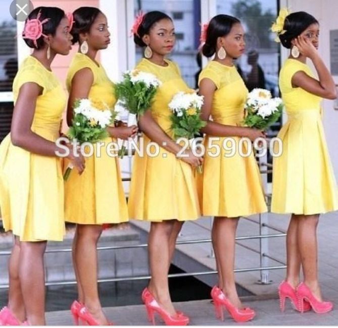 Colores de zapatillas para damas con vestido Amarillo 8