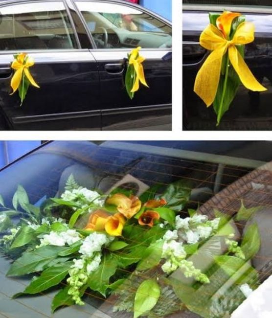 Decoración para carros con tono Amarillo 🌻 - 3