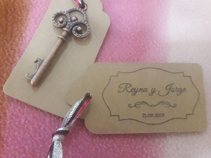 detalles para invitados (recuerdos iglesia y Salon) - 1
