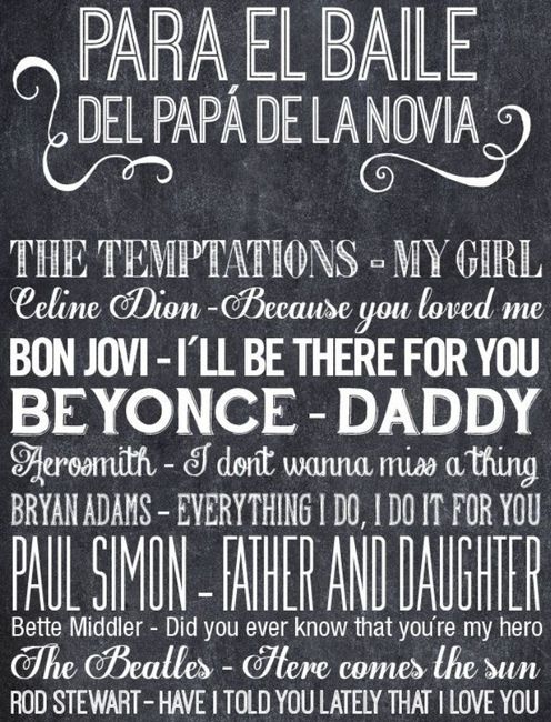 Canciònes para vals - 1