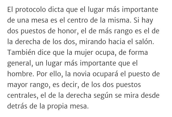 Mesa de novios. De qué lado va el novio y la novia? - 1