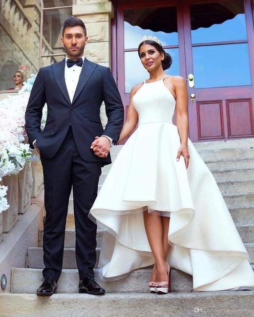 Vestido de corte asimétrico - 8