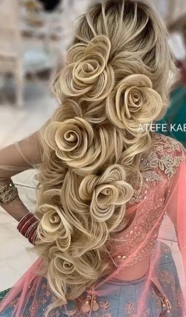 Peinados en forma de flores 🌼 3