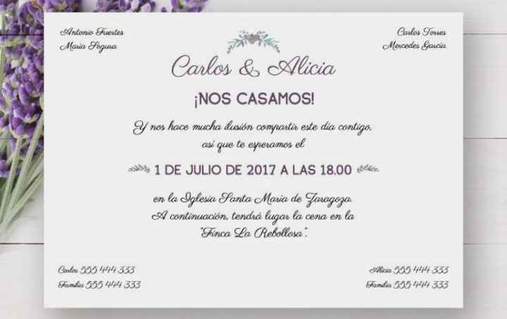 Avanzando con las invitaciones me encontré con un pequeño problema - 1