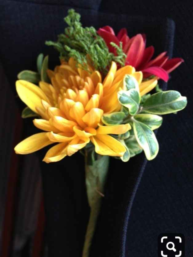 Boutonniere con color Amarillo 🌻 - 1