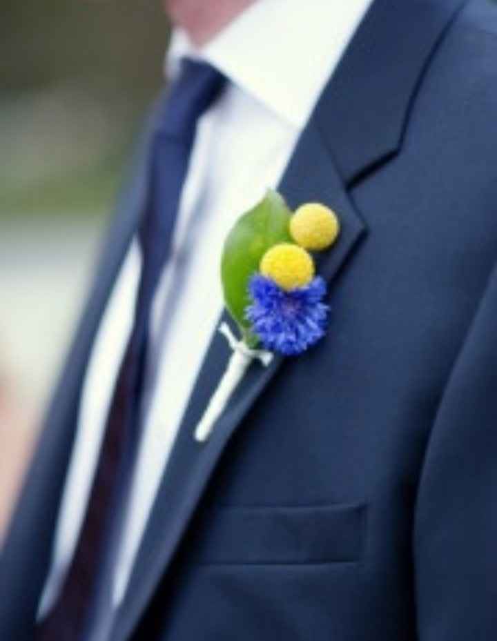 Boutonniere con color Amarillo 🌻 - 4