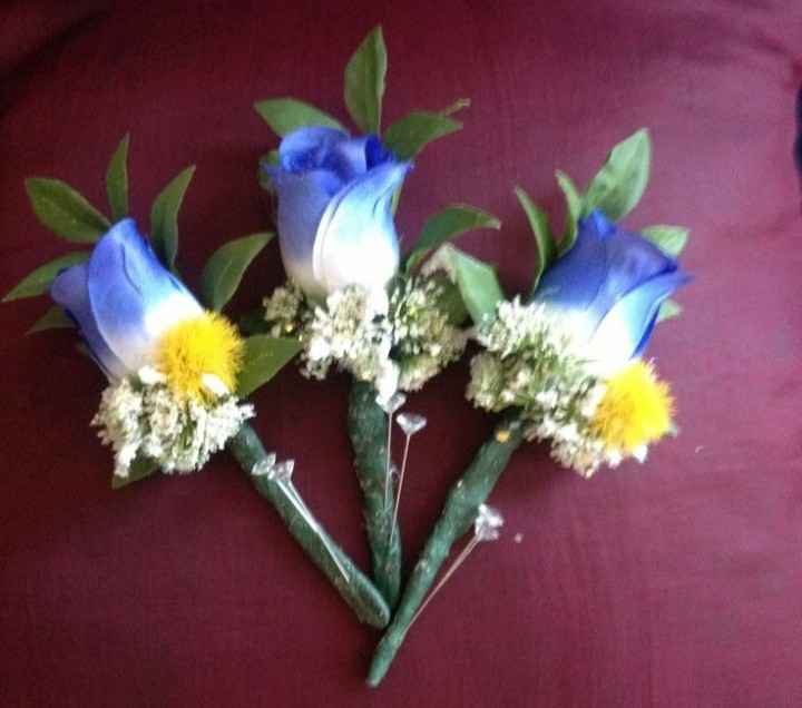Boutonniere con color Amarillo 🌻 - 6
