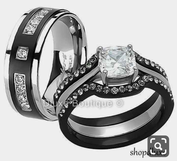 Anillos de matrimonio Negros - 10