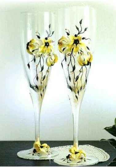 Copas con color Amarillo 🌻 - 1