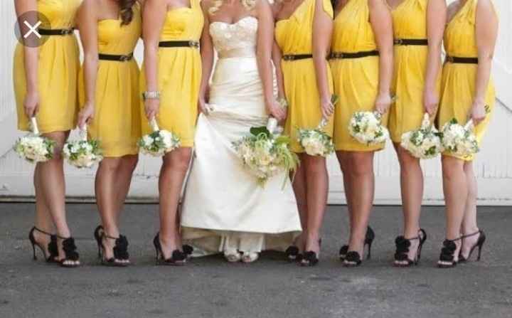 Colores de zapatillas para damas con vestido Amarillo - 7