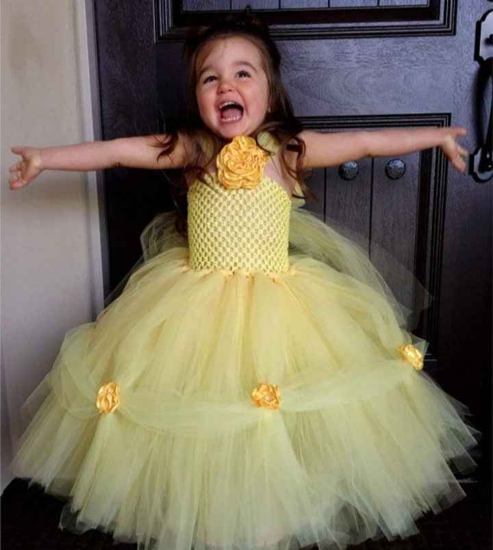 Vestidos con Amarillo para Meninas - 2