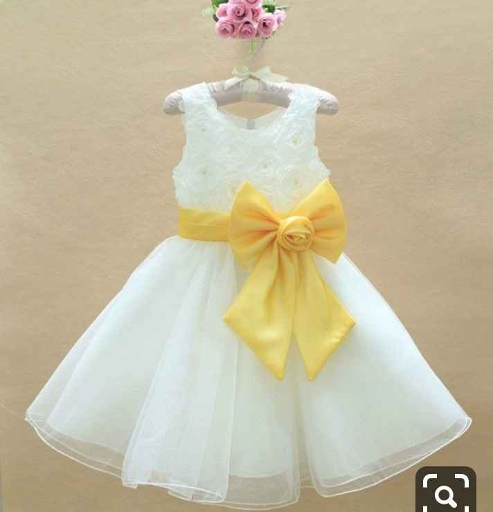 Vestidos con Amarillo para Meninas - 5