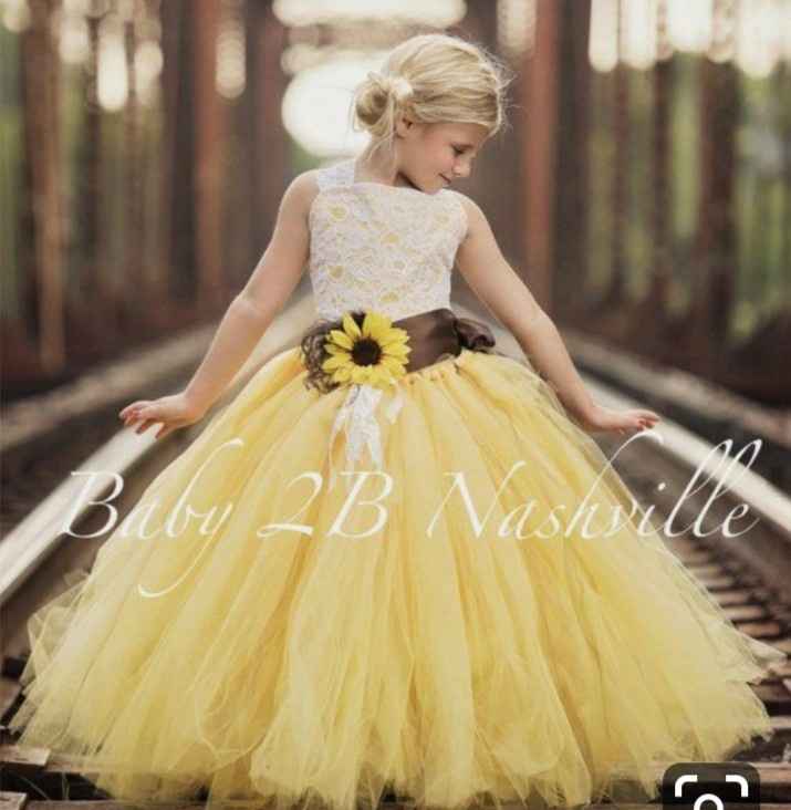Vestidos con Amarillo para Meninas - 7